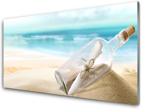 Tulup Panel Kuchenny Plaża Butelka List Sztuka 140x70cm (PLPKNN41801498)