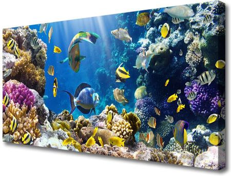 Tulup Obraz na Płótnie Rafa Koralowa Natura 125x50cm (OCHNN36026012)