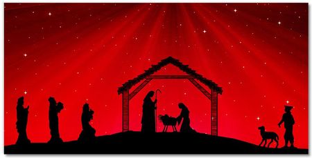 Tulup Obraz na Szkle Gwiazda Boże Narodzenie Święta 100x50cm (OSH2S284689223)