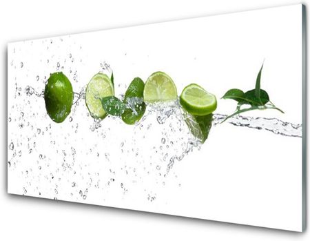 Tulup Obraz Akrylowy Limonka Woda Kuchnia 125x50cm (PLOAHNN63071729)