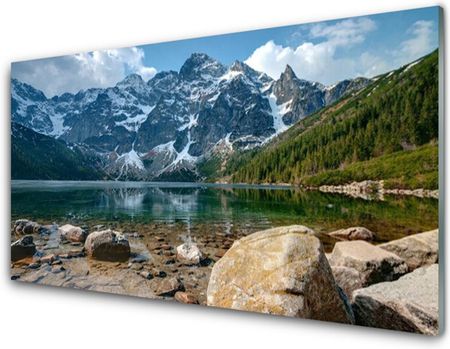 Tulup Obraz Akrylowy Góry Las Jezioro Tatry 120x60cm (PLOAHNN77765797)