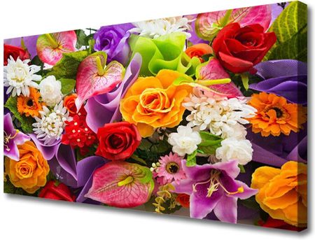 Tulup Obraz na Płótnie Kwiaty Na Ścianę 140x70cm (OCHNN115679980)