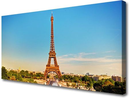 Tulup Obraz Canvas Wieża Eiffla Paryż Miasto 100x50cm (OCHNN58606882)