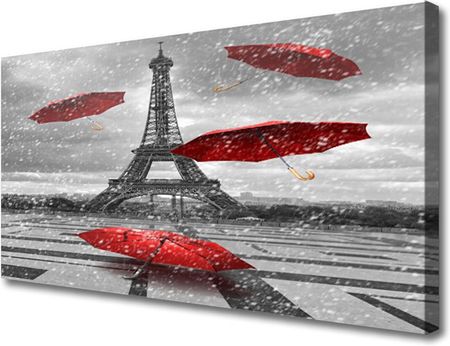 Tulup Obraz Canvas Wieża Eiffla Paryż Parasolka 100x50cm (OCHNN71001631)