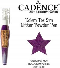 Zdjęcie BROKAT W DŁUGOPISIE 10G - PURPURA - Maków Podhalański