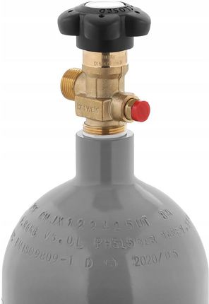 NOWA BUTLA CO2 5L 3,75KG CO2 PEŁNA Z REDUKTOREM 2374CO2_R2 - zdjęcie 2