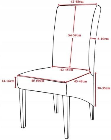 POKROWIEC NA KRZESŁO XL ECRU WELUR ELASTYCZNY