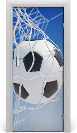 Tulup Fototapeta samoprzylepna na drzwi Piłka w bramce 75x205cm (DOORSTICKERF111561275)