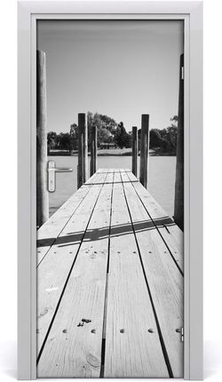 Tulup Fototapeta samoprzylepna na drzwi Drewniane molo 75x205cm (DOORSTICKERF62200965)