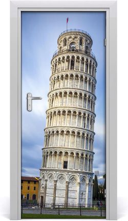 Tulup Fototapeta samoprzylepna DRZWI Krzywa wieża Piza 95x205cm (DOORSTICKERF64412230)