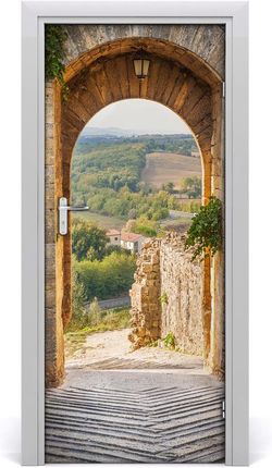 Tulup Fototapeta samoprzylepna na drzwi Toskania Włochy 95x205cm (DOORSTICKERF71598886)