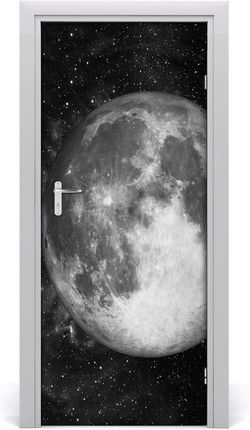 Tulup Fototapeta samoprzylepna na drzwi Księżyc 85x205cm (DOORSTICKERF79513509)