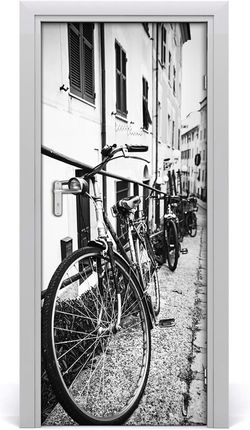 Tulup Fototapeta samoprzylepna na drzwi Miejskie rowery 95x205cm (DOORSTICKERF96639477)
