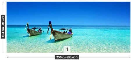 Tulup Fototapeta Plaża Morze Tropik Samoprzylepna 104x70cm (PLFS183803105)