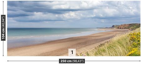 Tulup Fototapeta Plaża Wybrzeże Samoprzylepna 208x146cm (PLFS303969521)