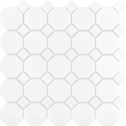 Dunin Hexagonic Mini Octagon White 55 Matt 29,5X29,5