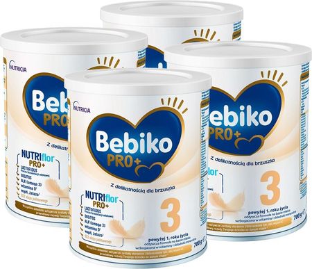 Bebiko PRO+ 3 odżywcza formuła na bazie mleka dla dzieci powyżej 1. roku życia 4x700G