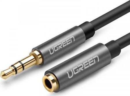 Kabel Ugreen Przedłużacz audio AUX UGREEN kabel jack 3,5 mm, 1m (szary) 