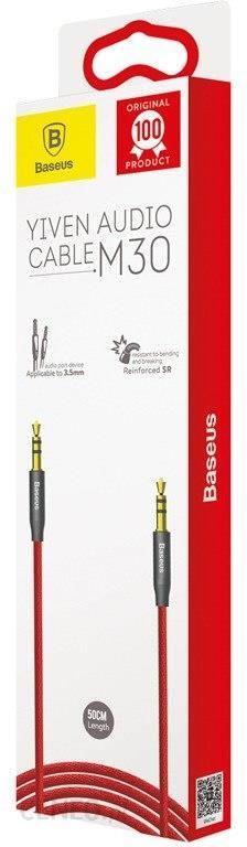 BASEUS Yiven Audio M30 1 m Kabel MiniJack 3.5 mm - MiniJack 3.5 mm - niskie  ceny i opinie w Media Expert