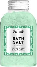 Zdjęcie On Line Bath Salt Sól Do Kąpieli Spicy&Fruity Green 600 g - Szczecin