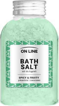 On Line Bath Salt Sól Do Kąpieli Spicy&Fruity Green 600 g