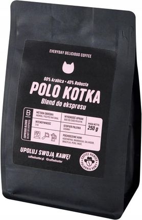 Coffee Hunter Polo Kotka Kawa Ziarnista 250g do kawiarki i ekspresu