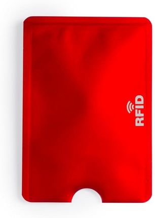 Etui na kartę kredytową KEMER, ochrona przed RFID Czerwone czerwony bordo