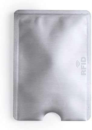 Etui na kartę kredytową KEMER, ochrona przed RFID srebrny