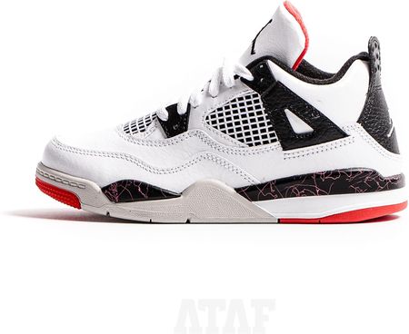 スニーカー jordan 4 PS  19cm JORDAN BRAND JORDAN 4 RETRO (PS) WHITE/FIRE RED-BLACK