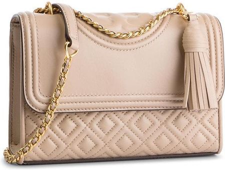 Tory Burch Torebka Fleming Small Convertible Shoulder Bag 43834 Be owy Ceny i opinie Ceneo.pl