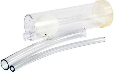 Przyrząd do ćwiczeń oddechowych - Spirometr z piłką (biały)