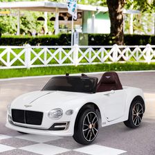 Homcom Samochód Dla Dzieci Auto Elektryczne Bentley Z Pilotem Biały