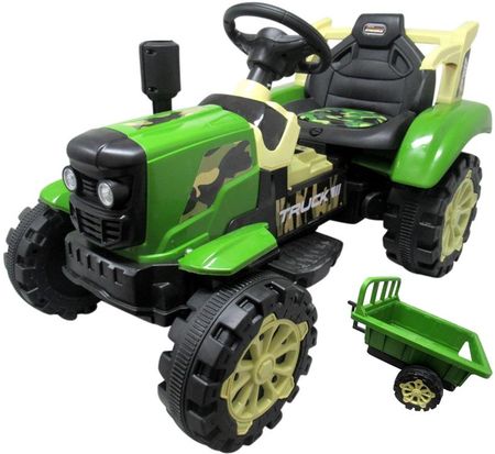 Ragil Traktorek C2 Zielony Na Akumulator Z Przyczepką 