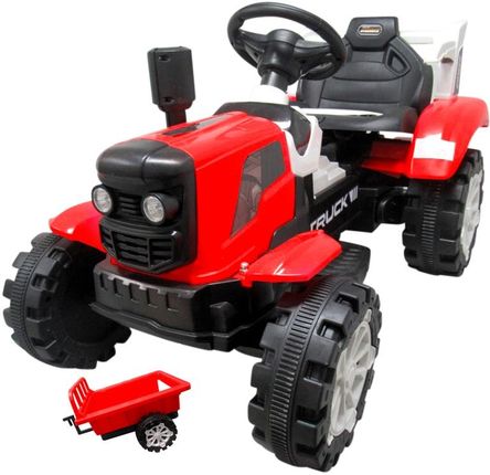 Ragil Traktorek C2 Czerwony Na Akumulator Z Przyczepką