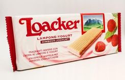 Zdjęcie Loacker Wafle z kremem jogurt. o smaku malin 150g - Nekla
