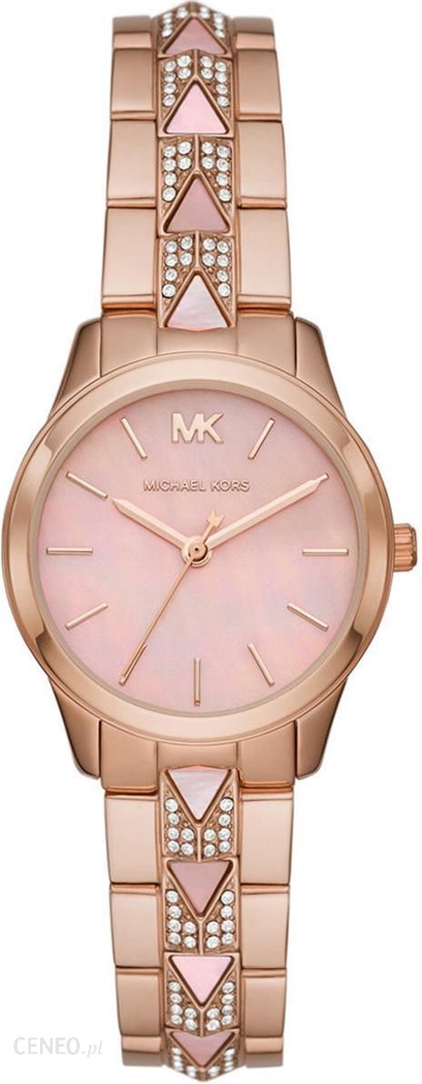 Michael Kors Runway Mercer Watch MK6856 Rose Gold Tone Pink
