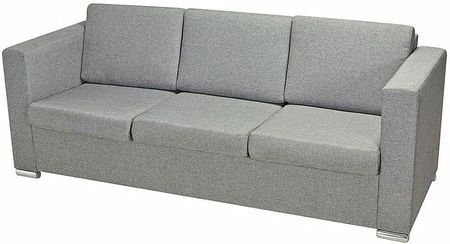 Elior Trzyosobowa Jasnoszara Sofa Loftowa Sigala 3Q