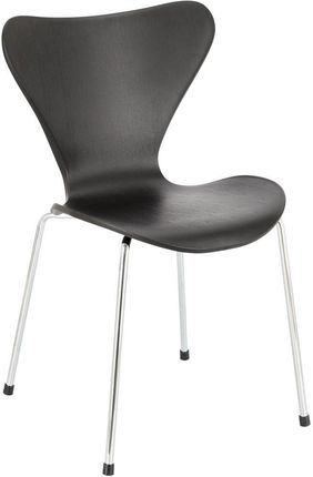 Elior Minimalistyczne Krzesło Czarne Fimi