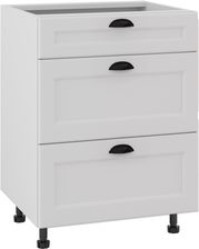 Zdjęcie LONDON SZAFKA DOLNA DS-60-2W-1N_BLUM BIAŁY MAT - Sompolno