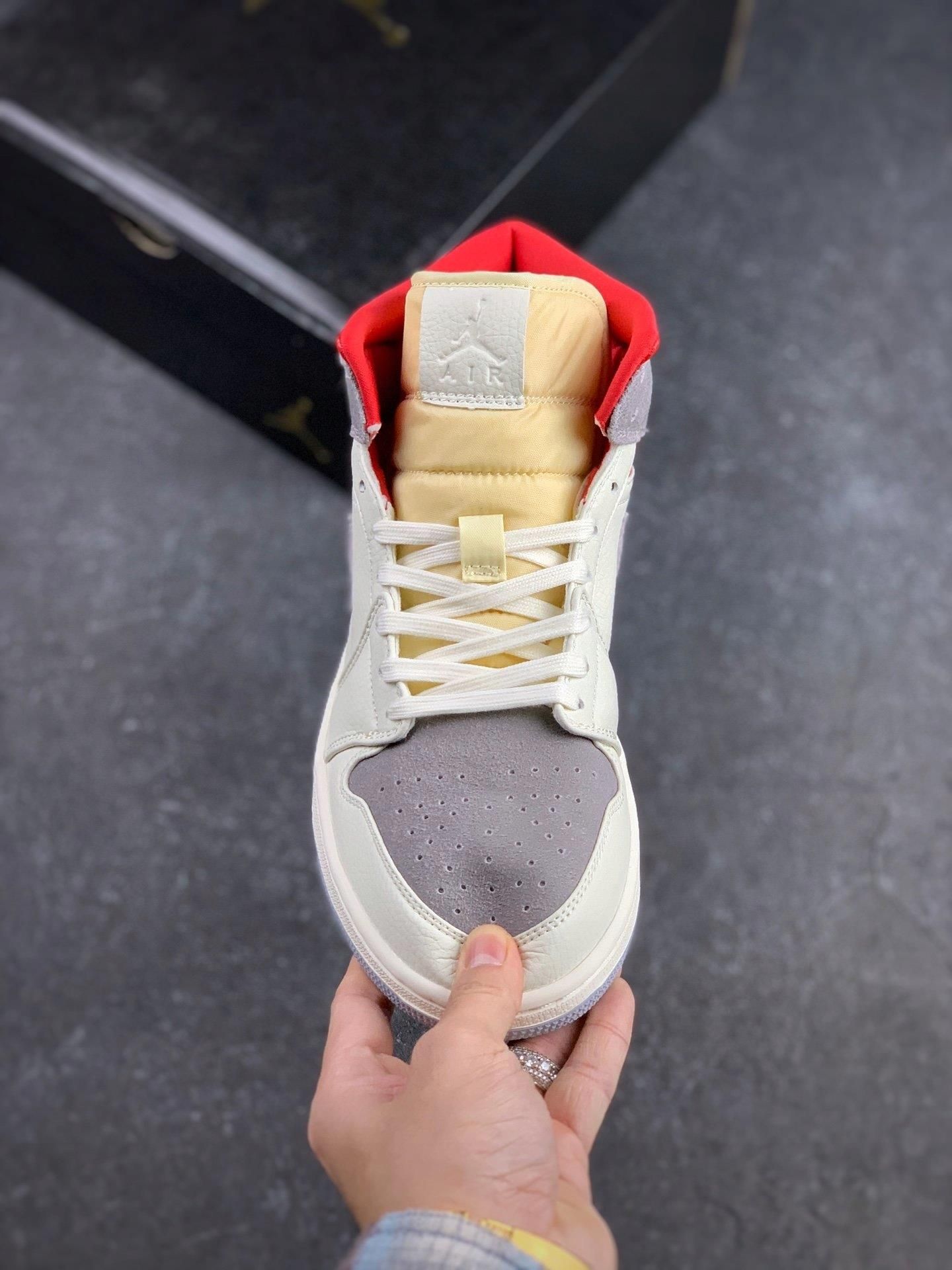 NIKE Air Jordan 1 グレー/ホワイト ハイカット エアジョーダン1 ミッド グレー ホワイト アンスラサイト Nike