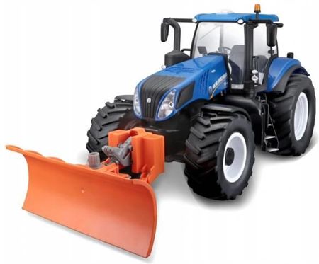Maisto Traktor Zdalnie Sterowany New Holland T8.320 Z Pługiem Śnieżnym Skala 1:16 82303