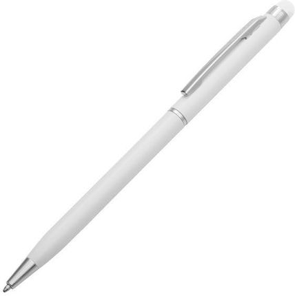 Długopis Aluminiowy Touch Tip Biały 20 Szt - Biały