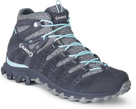 Aku Damskie Alterra Lite Mid Gtx Anthracite Light Blue