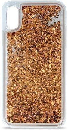 CASE ETUI LIQUID GLITTER TPU XIAOMI MI9T / MI9T PRO ZŁOTY