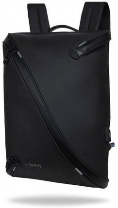 Plecak R-BAG Plecak męski na laptopa 13-15,6" z USB Acro Black rBag (Z071)