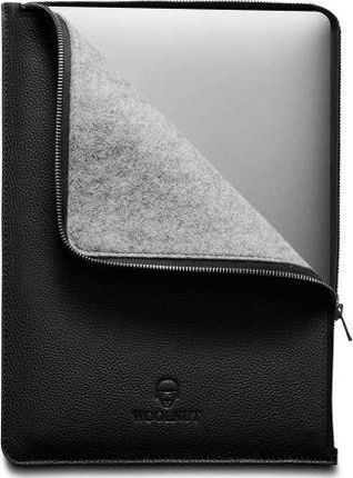 Etui WOOLNUT WOOLNUT Leather Folio Black | MacBook Pro 15" (WNUTMBP15F379BK)