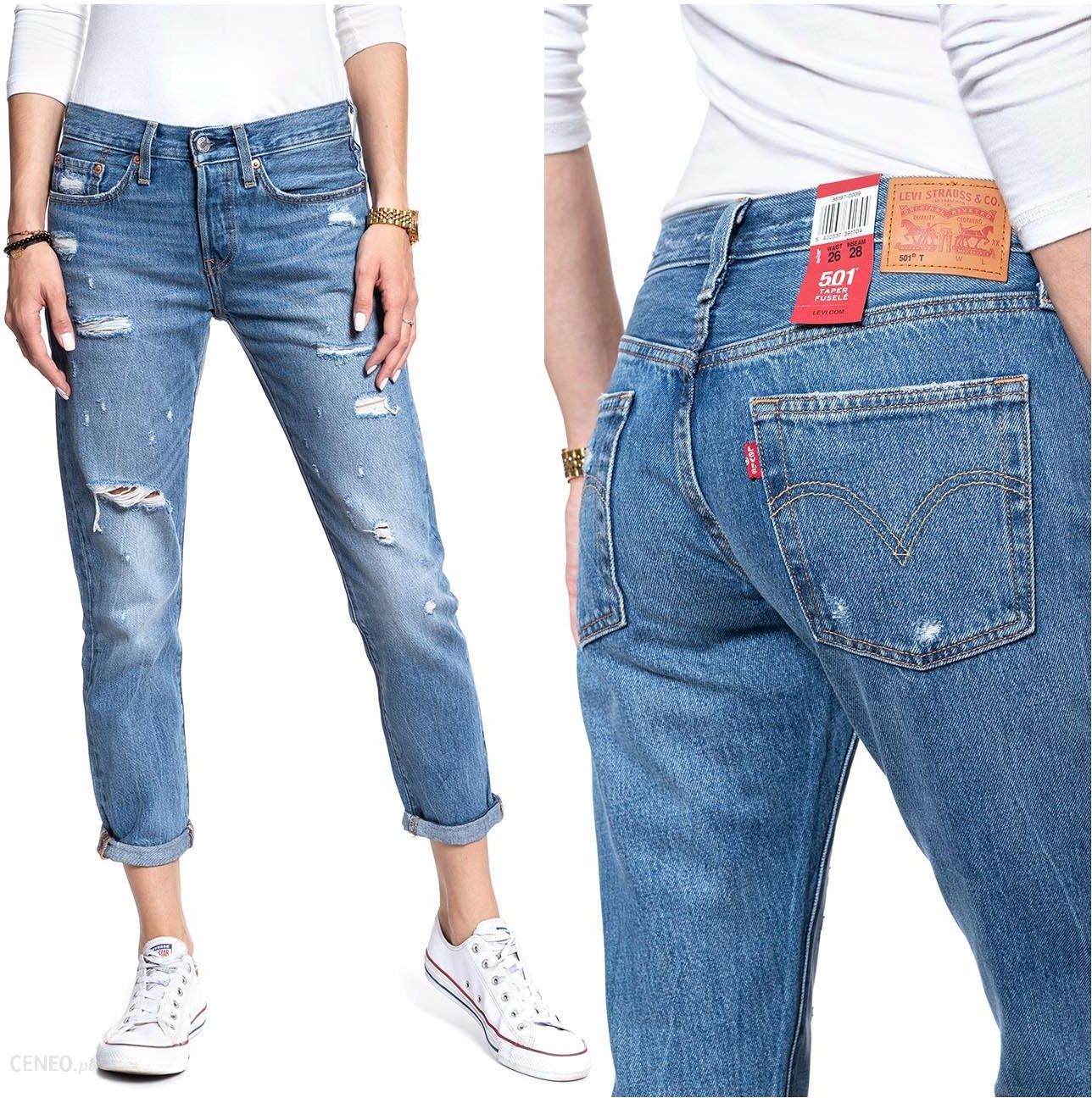 Levi's 501 Damskie Spodnie Jeansowe Slim W28 L28 - Ceny i opinie 