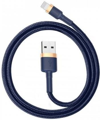 Baseus Cafule Lightning cable 1.5A 2m (Gold+Dark blue) (CALKLFCV3)