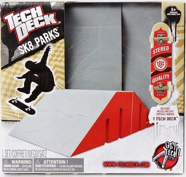Cobi Tech Deck Mini Rampa Skate Park Zestaw Rampa + Deska Oryginał
