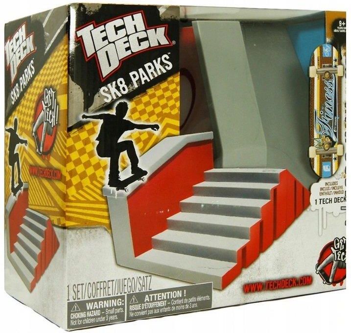 Cobi Tech Deck Mini Rampa Skate Park Zestaw Rampa + Deska Oryginał